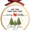 Decoración Navideña Colgante de Madera Colgantes de Pared Decoración de Árbol de Navidad Pequeños Colgantes de Madera Pequeños Colgantes Navideños de Madera