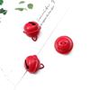 10 pintura de hierro campana grande hecha a mano diy colgante de campana de Navidad llavero material accesorios fabricantes mayoreo