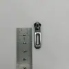 No. 3 metal brillante para pistola, tirador inferior colgante para pistola, en stock, tirador de cremallera, pieza para equipaje y ropa, suministro directo de fábrica