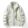 Nuevo Cárdigan Sudadera de Forro Polar para Hombre Pareja Otoño e Invierno Chaqueta de Forro Polar para Pareja Forro Polar Engrosado con Cuello Alto para Hombre y Mujer