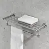 Toallero de Baño, Toallero de Acero Inoxidable 304 de Hotel de Alta Gama, Colgador de Ropa de Baño sin Taladro