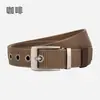 Estilo Popular Transfronterizo Nailon Ojal Atmosférico Hebilla de Ojal Cinturón para Hombre Viaje de Negocios Versátil Cinturón para Jeans Cinturón Juvenil