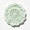Producto Terminado: Posavasos de Ramo de Rosas Tejido a Crochet con Hilo Puro Hecho a Mano, Decoración de Mesa Aislante del Calor, Manteles Individuales Tejidos a Crochet, Regalo Festivo