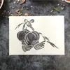 Template de Pintura Spray Caractere Fu Feliz Aniversário Banquete de Hotel Atacado Molde Tema Pronto Fu Lu Shou Publicidade de Parede Externa
