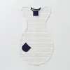 Manta Envolvente para Bebé Transpirable Saco de Dormir Envoltura para Bebé Algodón Puro Manos Arriba Recién Nacido Anti-Sobresalto Primavera/Verano Estilo Rindición Manta Anti-Patadas