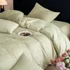 2026 Nova Classe A Grau Mãe e Bebê 60S 100% Algodão Puro Jacquard Escovado Estilo Luxo Leve Casa Simples Espessado Conjunto de Quatro Peças