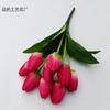 Buquês de Tulipas Artificiais de 9 Pontas para Projetos Florais, Casamentos, Auditórios, Arte Floral, Decoração de Casa, Flores de Seda, Flores Artificiais