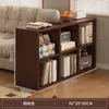 Estante de Livros Prateleira de Armazenamento Armário Baixo de Chão Armário de Grade Casa Armário Multi-Camadas Oito Compartimentos Armário de Armazenamento para Estudantes Estante de Armazenamento