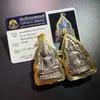 Amuleto Budista Tailandês Phra Kham Nanang Buda do Sucesso 2540 Templo Original Amuleto Tailandês Autêntico