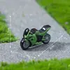 Paisagem em miniatura série criativa de polícia de trânsito de carro e moto, acessórios de decoração DIY para casa de bonecas, pequenos enfeites de mesa e de carro