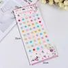 Adesivos DIY de Céu Estrelado Coloridos Grandes Transfronteiriços, Adesivos de Pedras Preciosas, Adesivos de Recompensa de Coração, Adesivos de Diamante para Rosto de Cristal