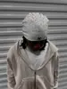 2025 Novo Chapéu Frio de Cor Sólida com Strass e Diamante Hot Moda de Rua Americana Punk Unissex Atacado
