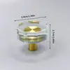 Manija de Puerta de Gabinete Octagonal Vidrio de Cristal Manija de Latón Manija de Cajón de Gabinete Armario Manija Pequeña Simple de Lujo Ligero