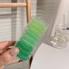 Elástico de Cabelo Colorido Transparente Estilo Fio de Telefone para Mulheres Celebridade da Internet ins Gradiente Simples Elástico de Cabelo Não Machuca Cabelo Elástico de Cabelo Estilo Coreano