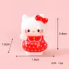 Nueva Figura de Gato de Dibujos Animados Linda Decoración de Coche Juguete de Moda Paisaje Micro Consola Central Adorno Pequeño Colgante Artesanía