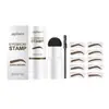Série Conjunto de Carimbos para Sobrancelhas Zephoco para Modelagem de Sobrancelhas Naturais Estilo Selvagem para o Dia a Dia, Conveniente para Preenchimento de Sobrancelhas em Qualquer Lugar