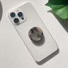 Soporte de bracket para funda de teléfono móvil de ácido acético tiembla escritorio perezoso telescópico plegable imitación carey negro teléfono móvil escritorio airbag