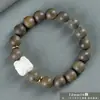 Pulsera de Sándalo Verde Añejo Argentino al por Mayor para Hombres y Mujeres, Joyería de Madera Cultural y Artística, Fábrica de Cuentas de Oración de Mano