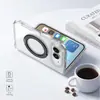 Aplicable para iPhone DUO Soporte Teléfono Plegable para Pantalla Funda Transparente Apple 18duo Magnético Acrílico 18 Funda de Teléfono