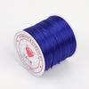 Hilo elástico de seda plano de 0,8 mm, hilo de spandex de 100 m, hilo elástico de cuentas de Buda, material de hilo de cuentas para pulseras tejidas a mano DIY