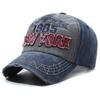 Nueva gorra de béisbol lavada y desgastada para hombres y mujeres, primavera y verano, gorra con letras europeas y americanas, gorra de mezclilla retro, gorra para el sol, moda