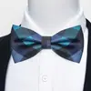 Estoque Pronto do Fabricante Gravata Borboleta Jacquard Formal Masculina para Negócios, Casamento, Festa, Gravata Borboleta Floral de Poliéster em Forma de Seta