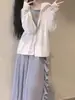 Ropa con Capucha de Seda de Hielo para Protección Solar para Mujeres, Estilo Ligero de Verano, Nueva Protección UV para Estudiantes, Chaqueta Cardigan Fresca para Ciclismo