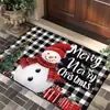 Serie de Árbol de Navidad Más Vendida de Temu Transfronteriza Felpa de Cristal Alfombrillas Decorativas de Piso para Sala de Estar, Entrada, Dormitorio, Resistentes a Manchas, En Stock al por Mayor