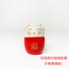 Adornos florales de Año Nuevo con forma de gato de la suerte, sombra de flores, acebo, fruta roja, para Año Nuevo, cubo de flores, colgante decorativo