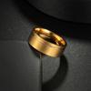 Nuevo Anillo de Acero Inoxidable para Hombre de Estilo Europeo y Americano, Simple y Moderno, Anillo Mate con Recubrimiento al Vacío que No se Desvanece de Amazon