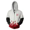 Comercio Exterior Serie Naruto Sudadera Estampada en 3D Cardigan con Cremallera Sudadera con Capucha Chaqueta Ropa de Cosplay Anime