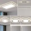 Luz Principal da Sala de Estar Luxo Alto Padrão Moderno Simples Elegante Retangular Proteção para os Olhos Luminária de Teto Combinação Pacote Casa Inteira