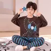 Pijamas y Ropa de Casa para Niños Primavera 2026 Estilo Nuevo Primavera y Otoño para Niñas Algodón Puro Conjunto de Ropa de Algodón para Bebés Niños Ropa para Exteriores