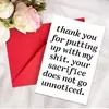 Selección de Colección de Tarjetas de Agradecimiento, Juego de Tarjeta de Felicitación con Sobre, Mensajes Escritos a Mano, Bendiciones, Tarjetas Plegables con Texto