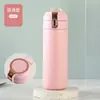 Taza Aislada Inteligente Pop-Up de un Botón para Mujer de Gama Alta con Pantalla de Temperatura Taza de Agua de Alto Valor con Asa Taza de Agua de Regalo