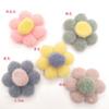 Acessórios de Sapato e Chapéu DIY Girassol de Pelúcia, Broche de Flor Pequena, Acessório de Cabelo, Acessórios para Bolsa e Roupa, Estilo Coreano