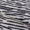 Tecido de pelúcia de coelho zebra manchado, tigre, leopardo, pele de coelho, imitação de coelho, sapatos de veludo, chapéu, bolsa, roupas