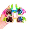Nuevas Gafas de Sol Creativas con Gradiente de Dibujos Animados de Gato MQ Head Lindo Moño Dulces Geniales Gafas de Sol de Viaje para Niños Gafas