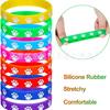 Todos los Tipos de Pulseras Deportivas de Silicona Personalizadas Fabricantes Mayoristas Personalizadas Pulseras Impresas Transfronterizas Pulseras de Arcoíris