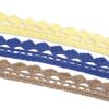 Estilo étnico color encaje hueco ganchillo a mano encaje accesorios para el cabello accesorios para tocado material de punto fabricantes pueden establecer