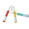 Cuchillo afilado de dos colores con revestimiento de goma para quitar hilos grandes, máquina para quitar hilos de punto de cruz, abrecosturas manual, selección de hilos para ojales al por mayor