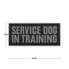 Pegatina de Tela para Correa de Mascotas Transfronteriza NO TOCAR Perro de Servicio de Entrenamiento PERRO DE TERAPIA Velcro Luminoso