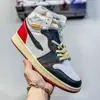 Zapatillas de Baloncesto Originales Aj1 Chicago de Caña Alta Aj1 Ow Zapatillas Deportivas para Hombres y Mujeres, Zapatos Casuales de Moda Mancha de Orina Aj