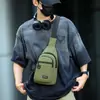 Bolso de pecho transfronterizo para hombre, nuevo estilo, casual de negocios, tela Oxford impermeable, bolso cruzado, gran capacidad, adecuado para viajes al aire libre