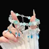Nuevo Pulsera de Borla con Cuentas de Estilo Chino, Exquisita y a la Moda, de Nicho, Bidimensional, Lujo Ligero, Versátil, Apilable, Pulsera de Cuentas Impresionantemente Hermosa