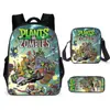 Plantas vs. Mochila de Zombis Mochila Escolar Anime Dibujos Animados Cartera