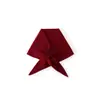 Bufanda triangular de punto de doble capa cuidadosamente seleccionada con ambiente estilo coreano, bufanda 100% lana para mujer, lujo ligero, sensación de alta gama, calentador de cuello cálido