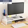 Suporte para monitor de computador de mesa suporte para notebook prateleira de armazenamento de mesa estante de arquivos de mesa multicamadas