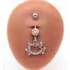 Moda Europea y Americana Forma de Corazón Mariposa Sin Perforación Joyería para Ombligo con Circonita, Piercings para Ombligo, Pinzas para Ombligo, Pinzas para Orejas, Joyería para Piercing