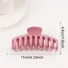 Golais Jewelry Nuevo Hueso de Dragón Clip Mate Pasador Grande Pasador para la Parte Posterior de la Cabeza Pinza de Tiburón Versátil Accesorios para el Cabello de Mujer